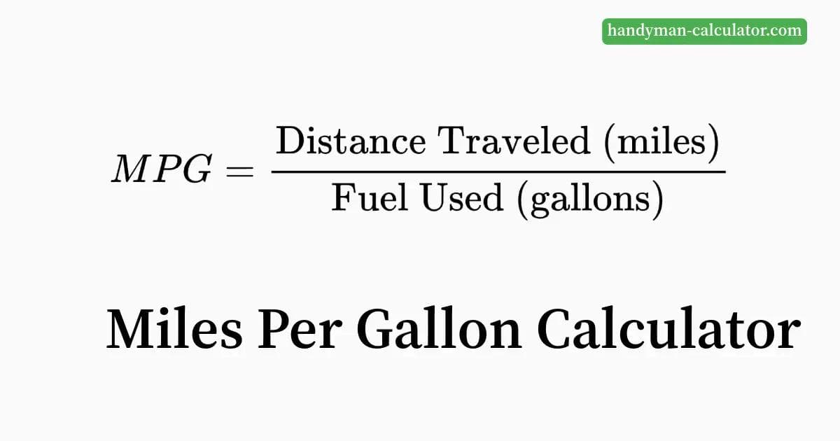 MPG Calculator tool showing fuel efficiency metrics for US/UK gallons, liters, and diesel, with cost per mile/km calculation and unit conversion options.